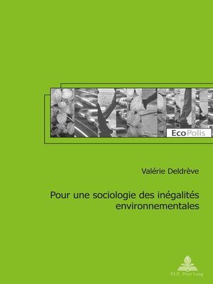 cover image of Pour une sociologie des inégalités environnementales